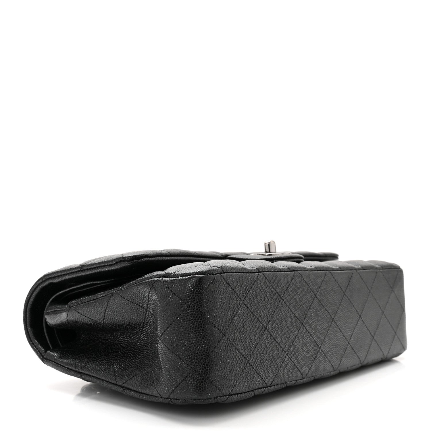 Chanel Iridescent Caviar Quilted Medium Double Flap Black 4 of 10