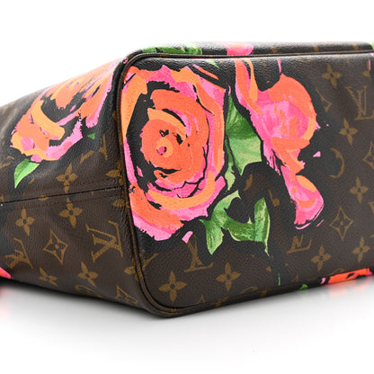 Louis Vuitton LOUIS VUITTON Monogram Roses Neverfull MM 8 of 14
