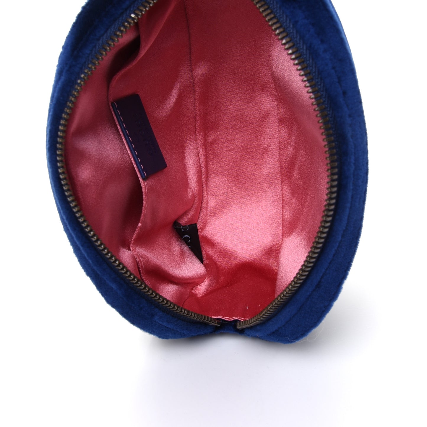 Velvet Matelasse GG Marmont Belt Bag 85 34 Cobalt Blue