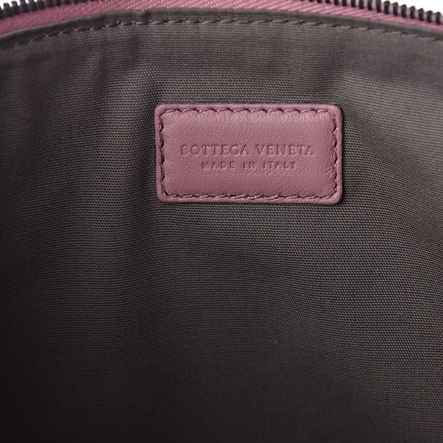 Bottega Veneta Nappa Intrecciato Large Flat Zip Biletto Pouch Watteau 6 of 7