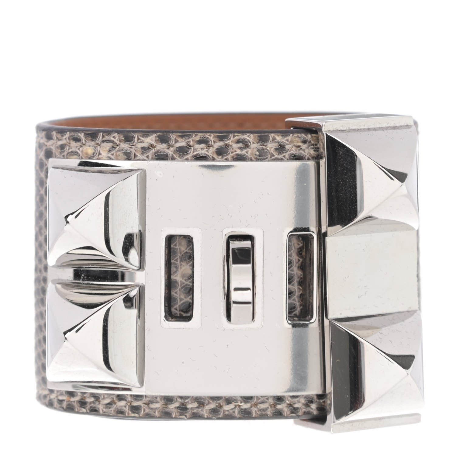 Hermes Lizard Collier De Chien CDC Bracelet T1 Ombre 5 of 12