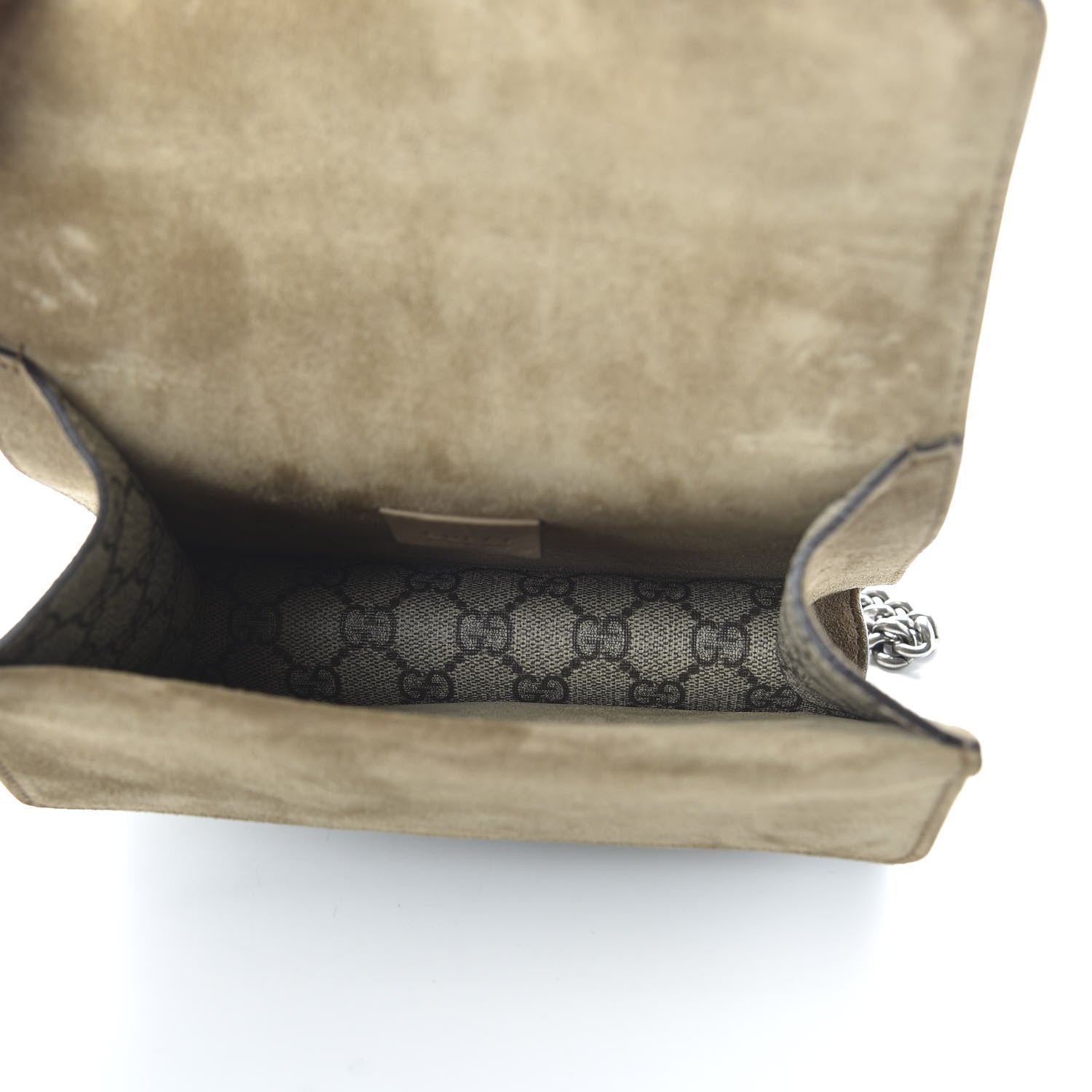 Gucci GG Supreme Monogram Mini Dionysus Shoulder Bag Taupe 5 of 10