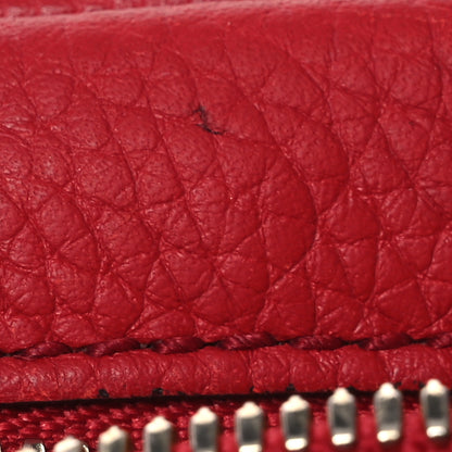 Gucci Pebbled Calfskin Small Soho Disco Bag Vibrant Red 11 of 19