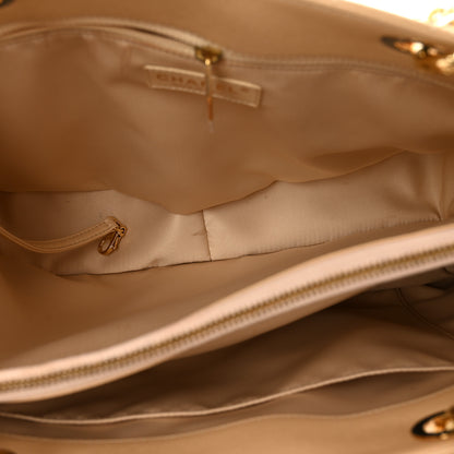 Chanel Caviar Quilted Grand Shopping Tote GST Beige 6 of 14