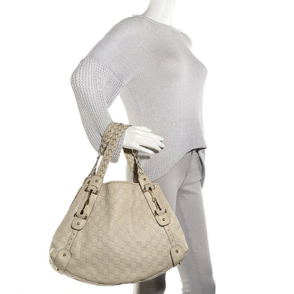 Gucci Guccissima Medium Pelham Shoulder Bag Off White 2 of 9