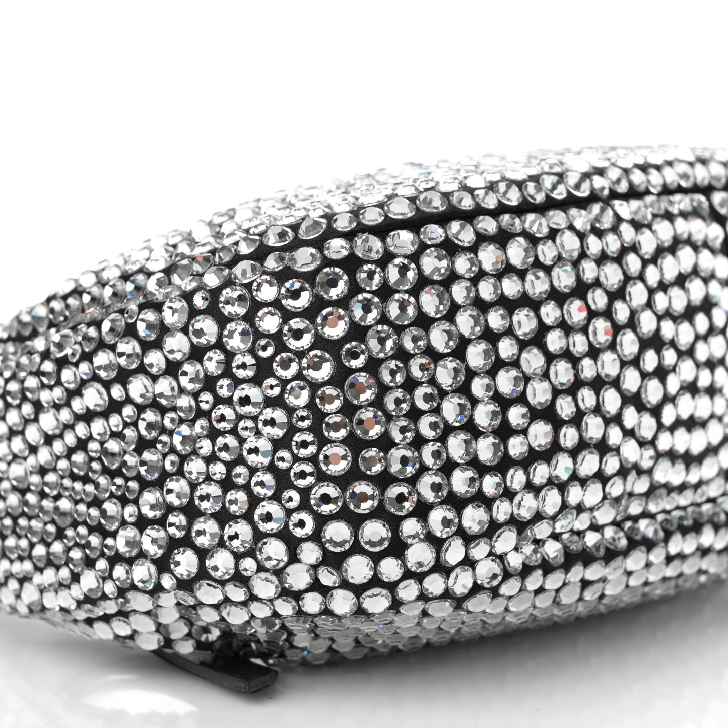 Crystal Silk Starlight Mini Wander Hobo Black