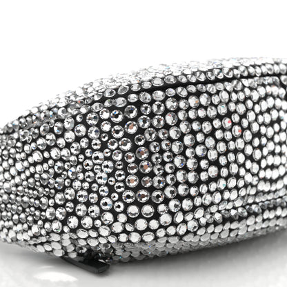 Miu Miu Crystal Silk Starlight Mini Wander Hobo Black 8 of 9