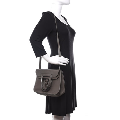 Hermes Taurillon Clemence Halzan 31 GM Etain 2 of 12