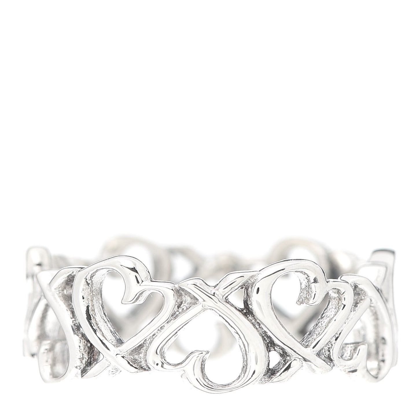 Sterling Silver Paloma Picasso Loving Heart Band Ring 54 7