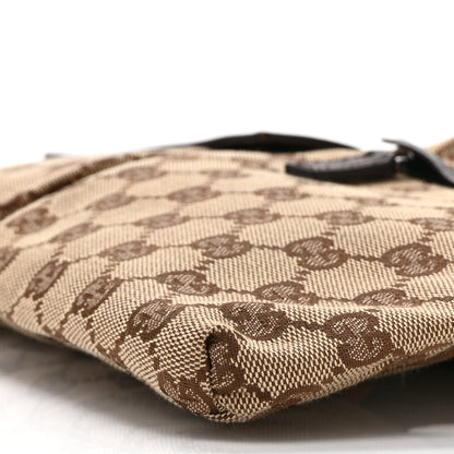 Gucci GG Monogram Web Double Pocket Belt Bag Dark Brown 10 of 10