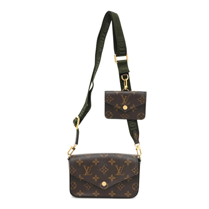 Louis Vuitton Monogram Felicie Strap & Go Kaki 1 of 10