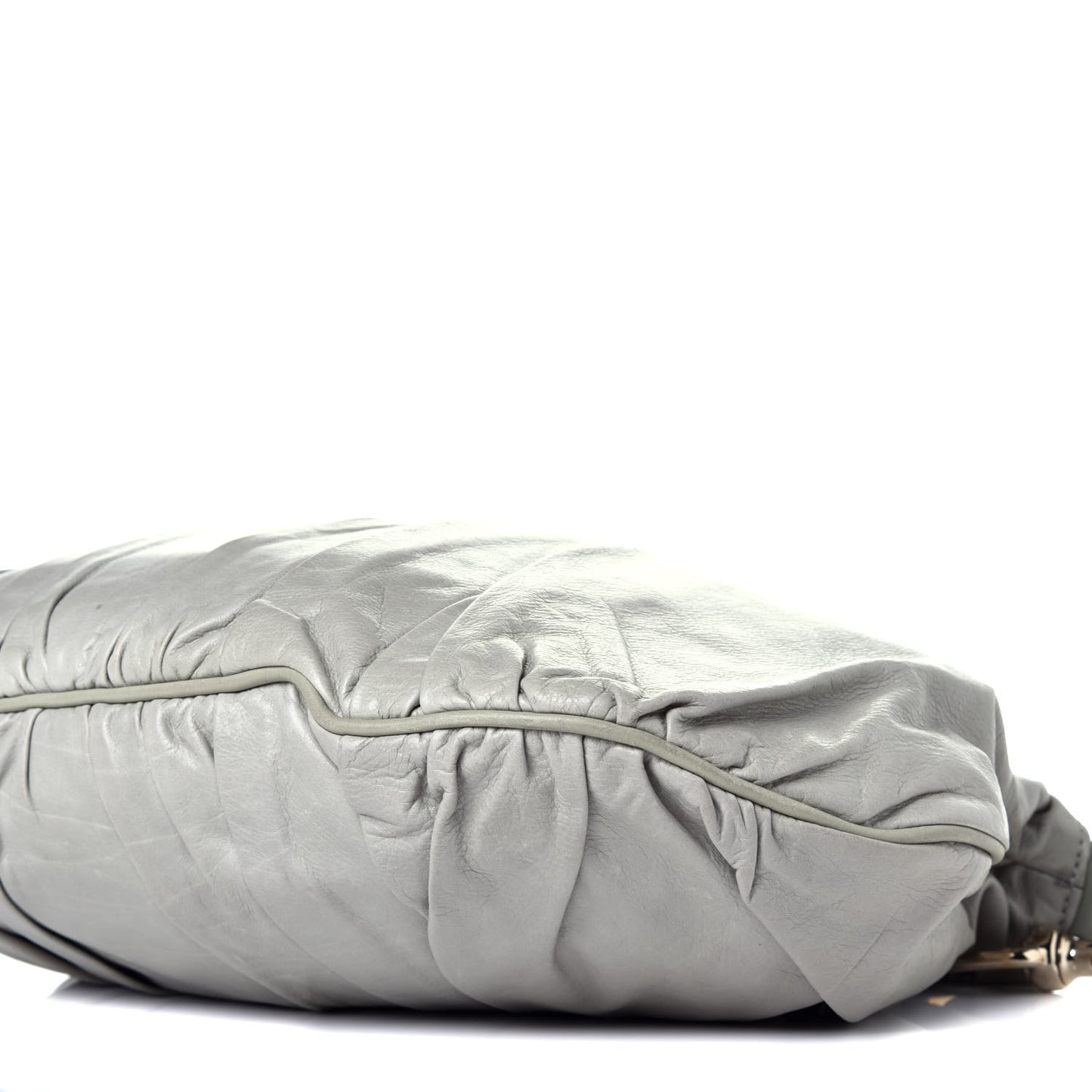 Calfskin Small Hysteria Top Handle Bag Grey