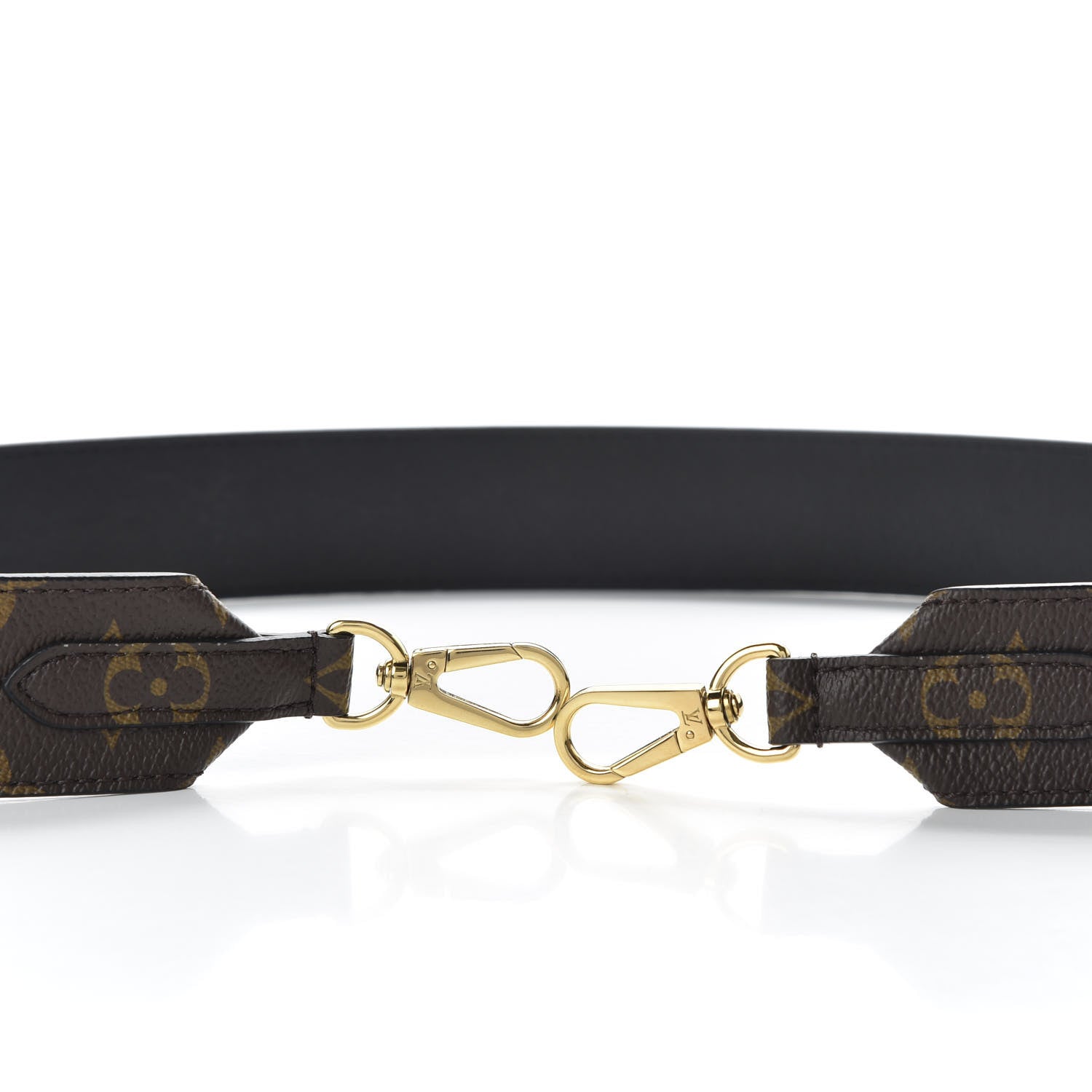 Louis Vuitton Monogram Bandouliere Shoulder Strap Black 6 of 6