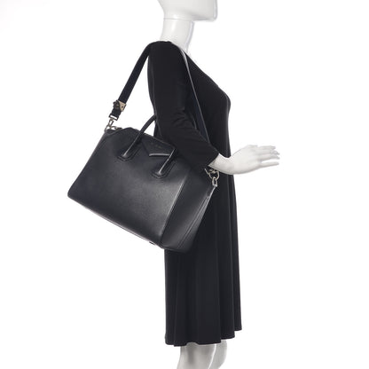 Givenchy Sugar Goatskin Medium Antigona Navy 2 of 10