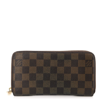 Louis Vuitton Damier Ebene Zippy Wallet 1 of 9
