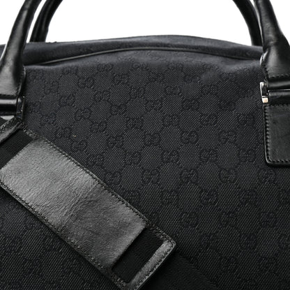 Gucci Denim Monogram Large Duffle Black 9 of 9