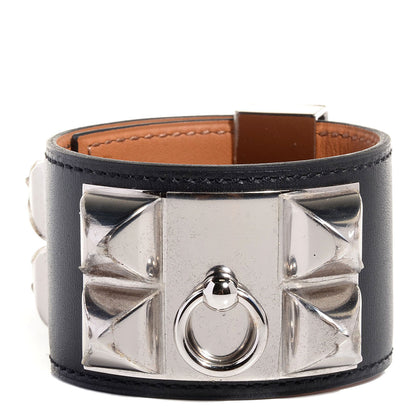 Hermes Chamonix Collier de Chien CDC Bracelet S Black 1 of 7