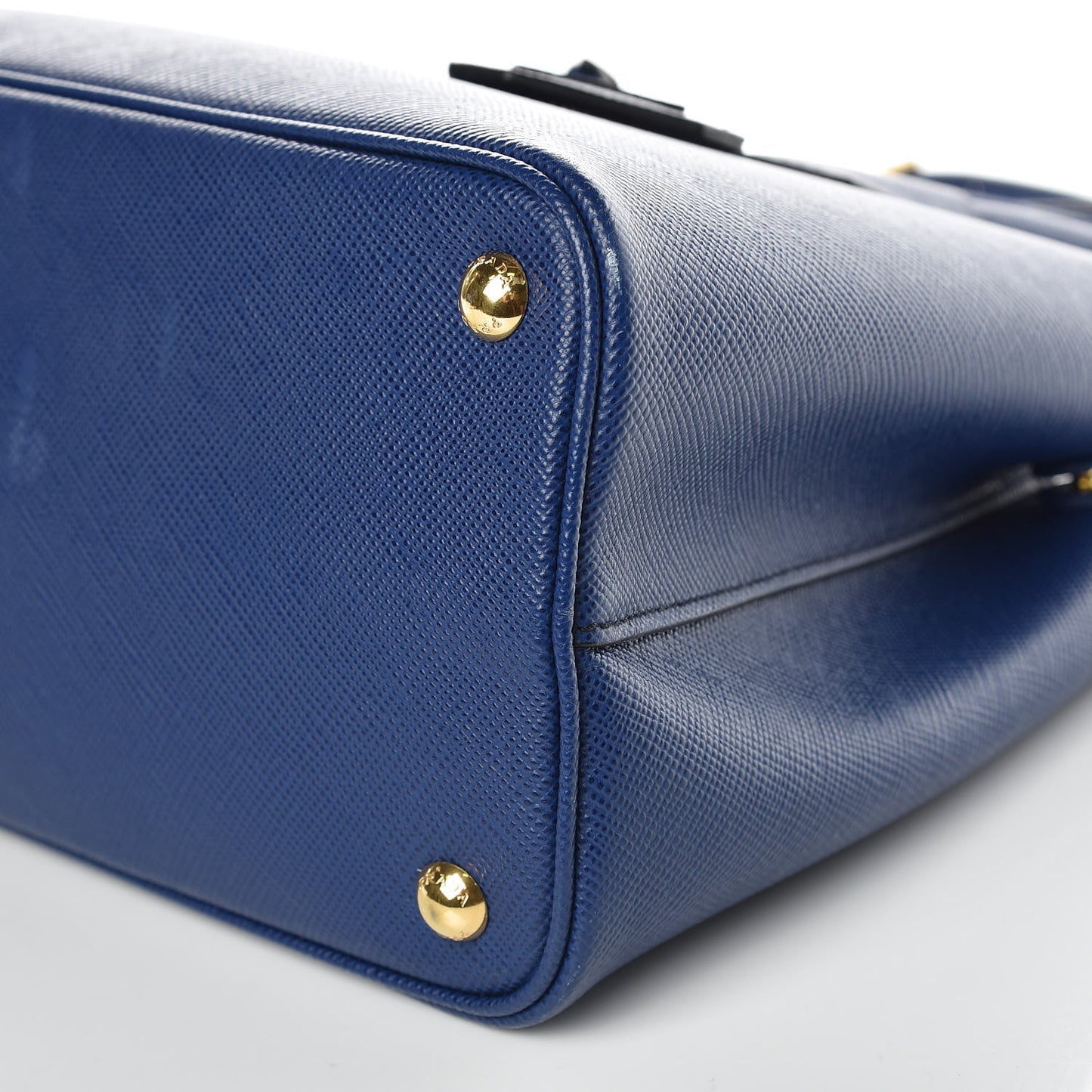 Saffiano Cuir Small Double Bag Inchiostro Fuoco