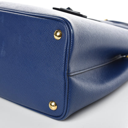 Prada Saffiano Cuir Small Double Bag Inchiostro Fuoco 9 of 12