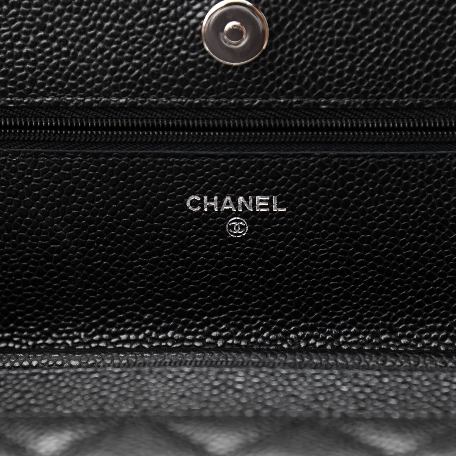 Chanel Caviar Quilted Wallet On Chain WOC Black 6 of 12