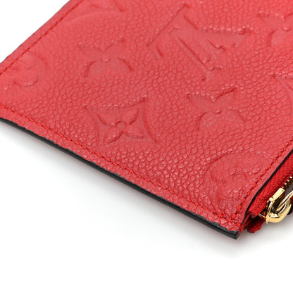Louis Vuitton Empreinte Felicie Chain Wallet Zippered Insert Scarlet 10 of 10