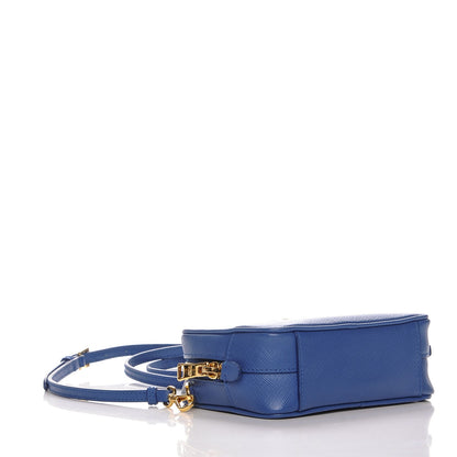 Prada Saffiano Mini Camera Crossbody Azzurro 4 of 8