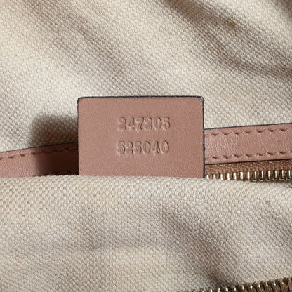 Gucci Monogram Vintage Web Medium Boston Pink 7 of 7