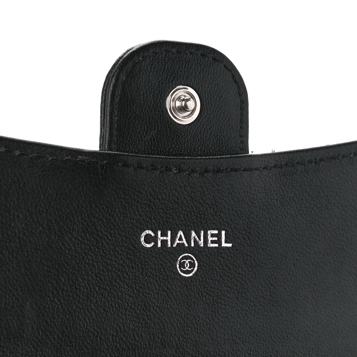 Chanel Lambskin Quilted Large Gusset Flap Wallet So Black 7 of 15