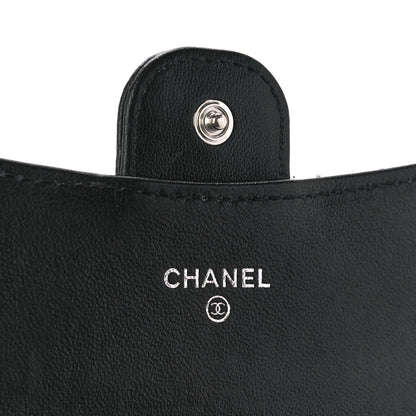 Chanel Lambskin Quilted Large Gusset Flap Wallet So Black 7 of 15