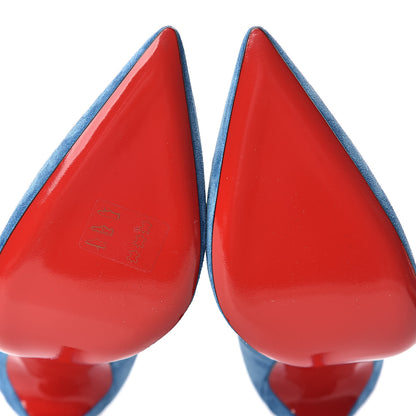 Christian Louboutin Veau Velours So Kate 120 Pumps 40 Positano 7 of 9