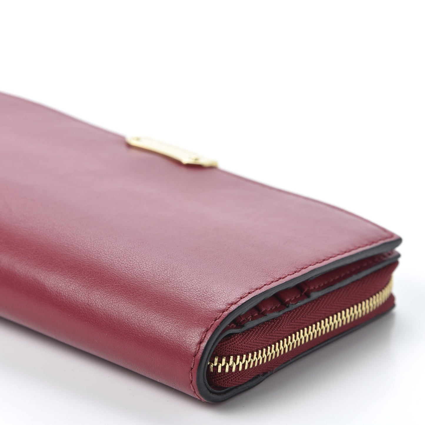 Calfskin Alvington Continental Wallet Peony Rose