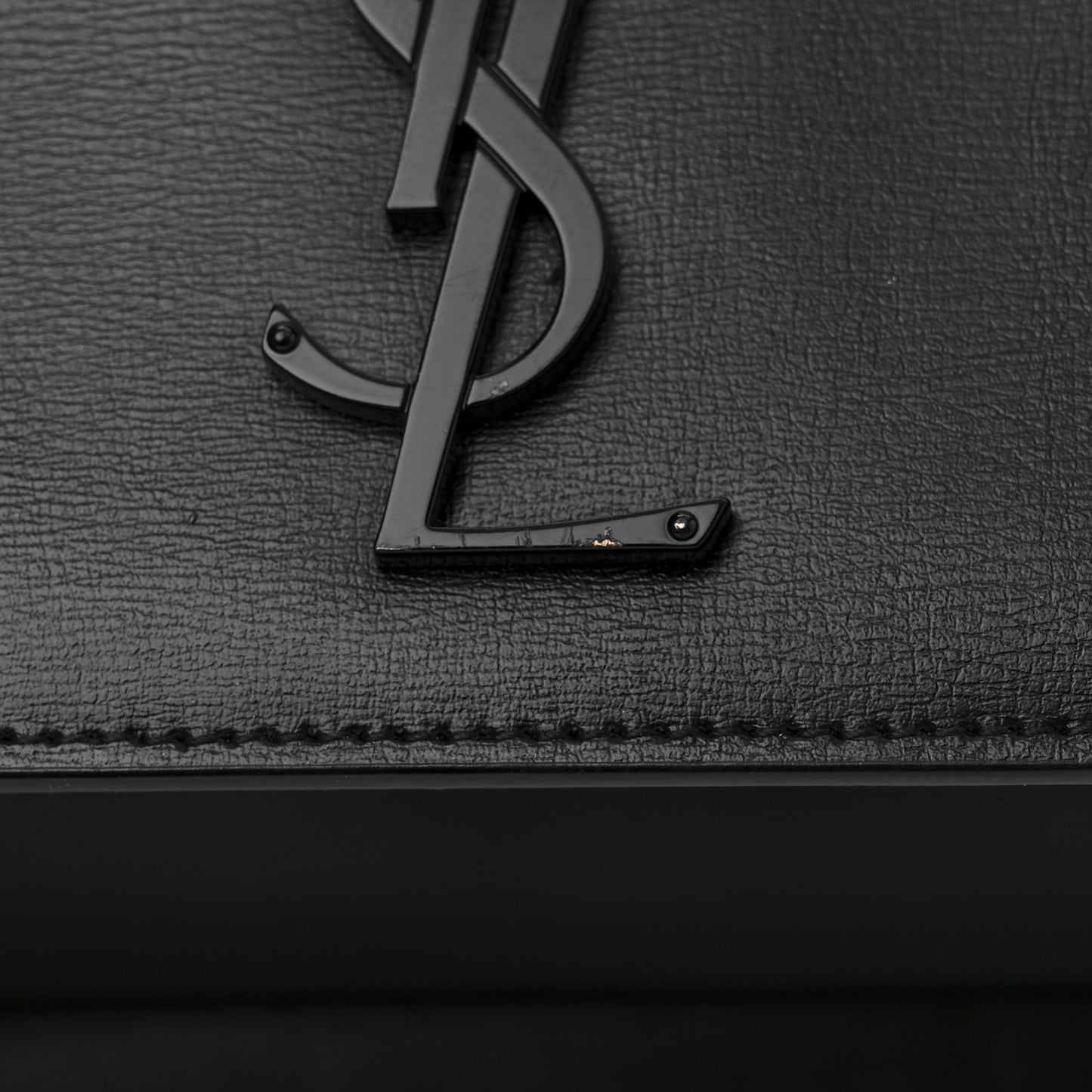Calfskin Large Monogram Monochrome Sunset Black