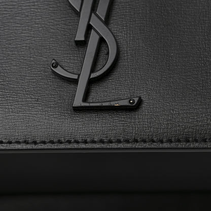 Saint Laurent Calfskin Large Monogram Monochrome Sunset Black 13 of 13