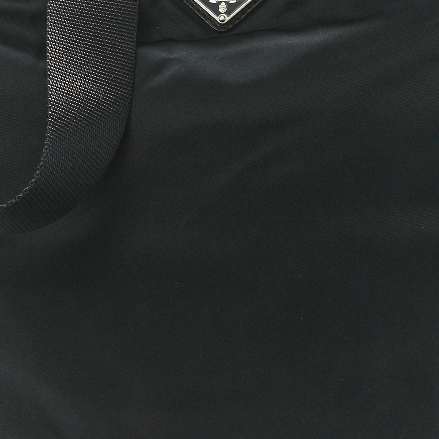 Prada Nylon Flat Messenger Bag Black 8 of 11