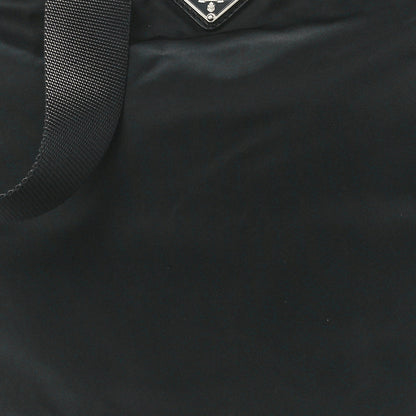 Prada Nylon Flat Messenger Bag Black 8 of 11