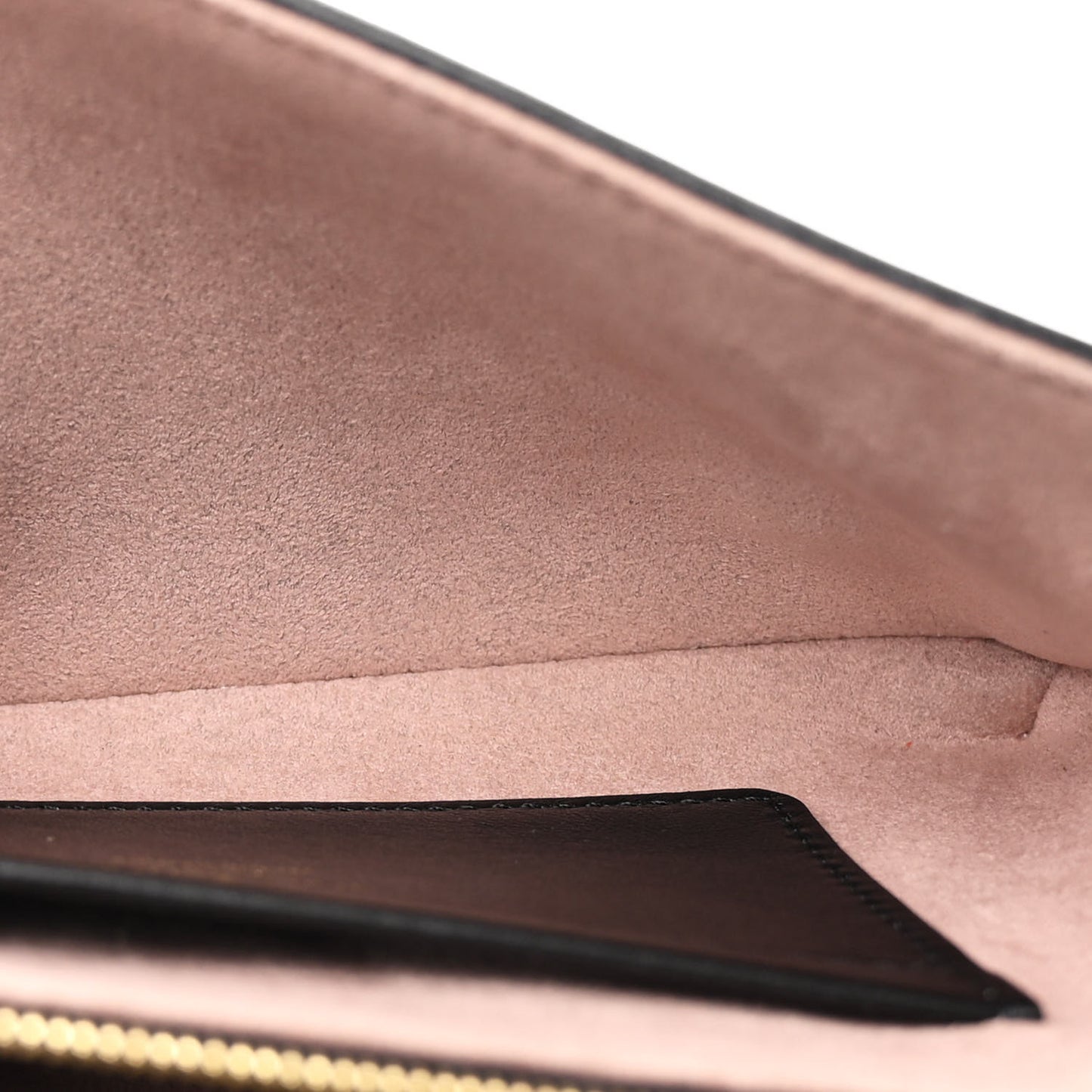 Lambskin Embossed Monogram Pochette Coussin Black