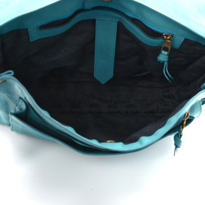 Proenza Schouler Lambskin Large PS1 Satchel Lagoon 4 of 8