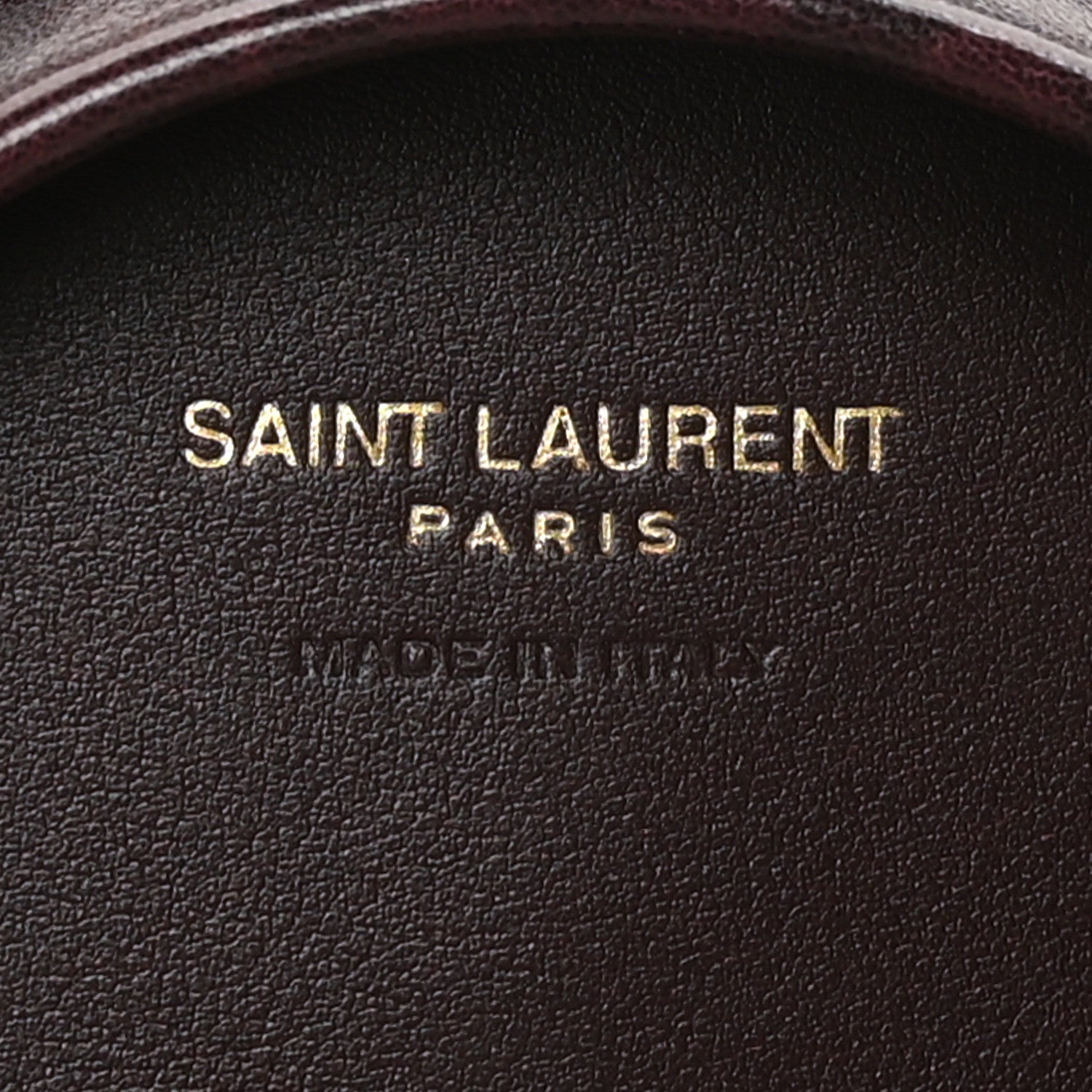 Saint Laurent Lambskin Heart Embossed Monogram Baby Kaia Crossbody Vintage Cognac 5 of 5