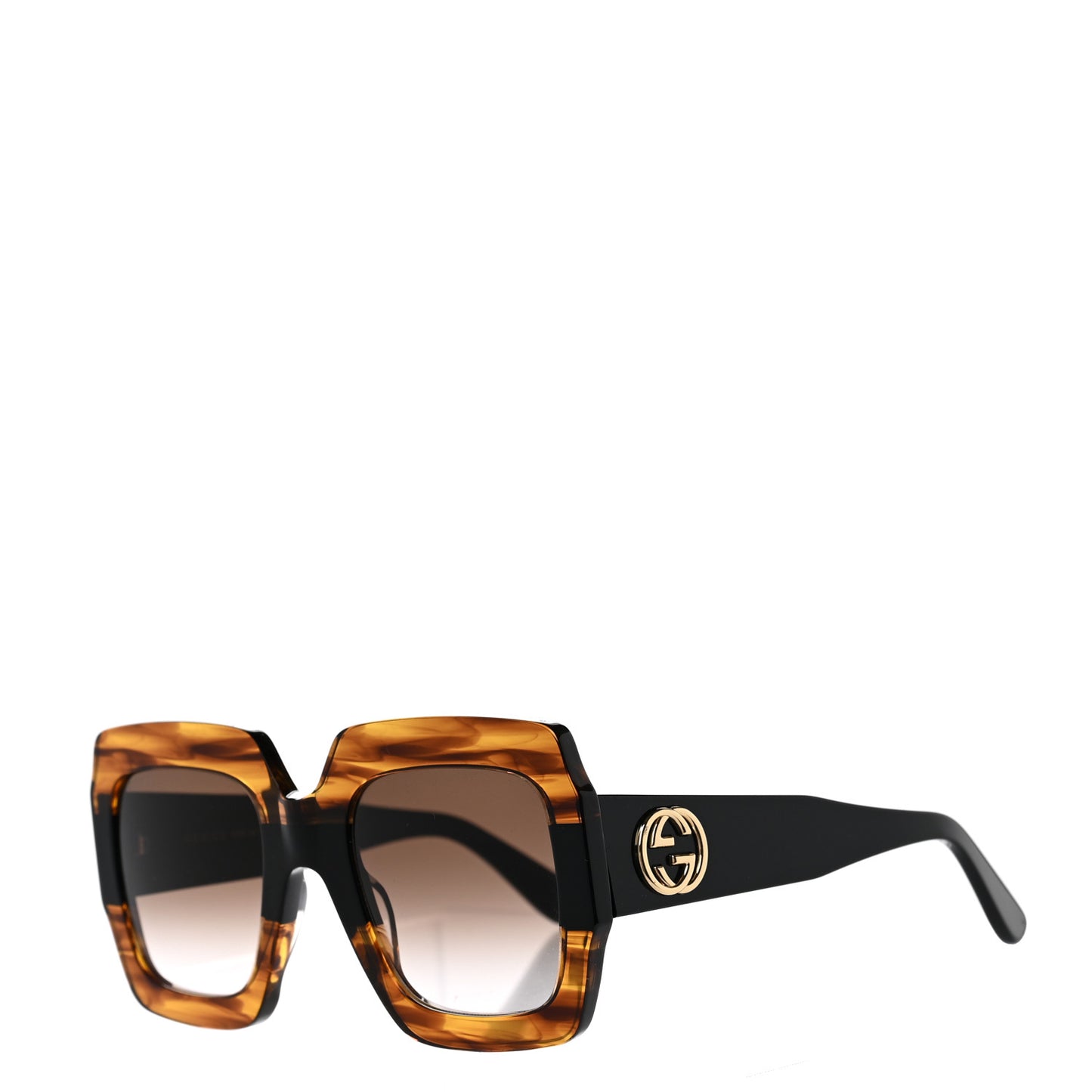 Square Frame GG0178S Sunglasses Havana