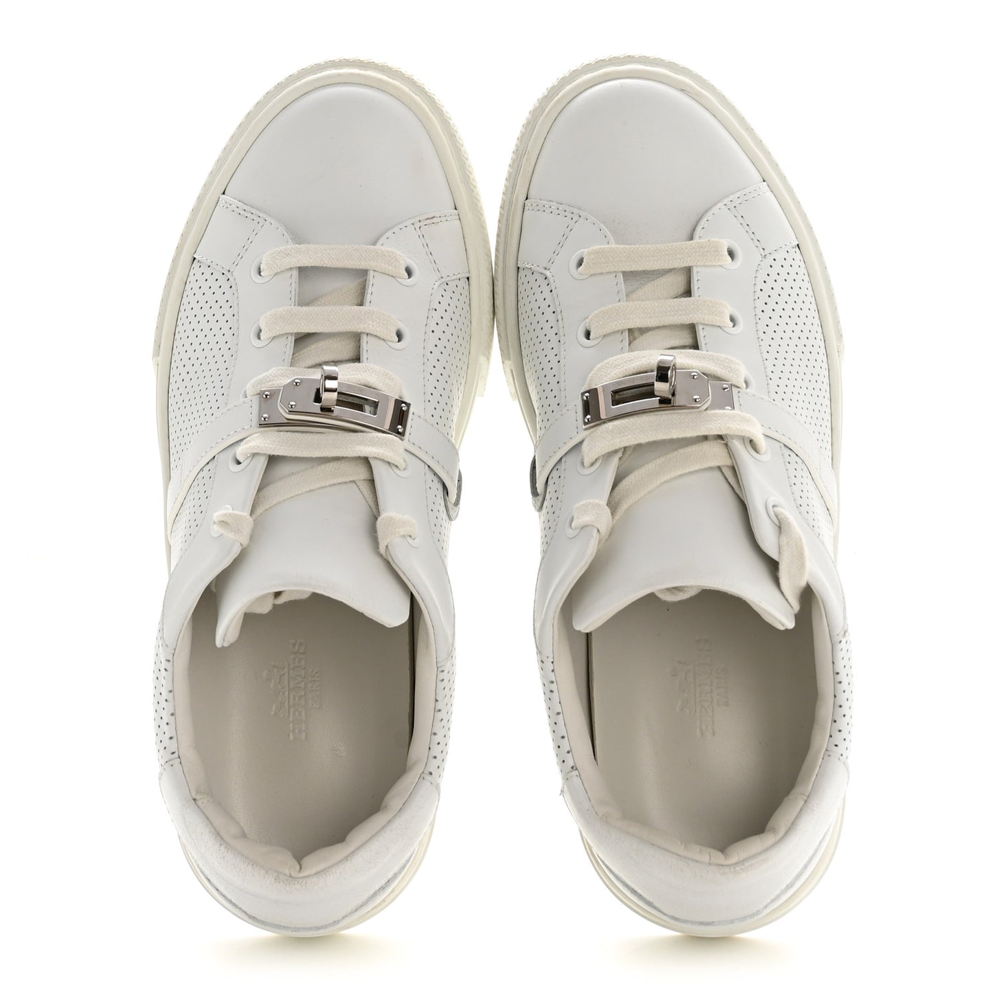 Calfskin Day Sneakers 37 White