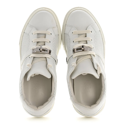 Hermes Calfskin Day Sneakers 37 White 2 of 10