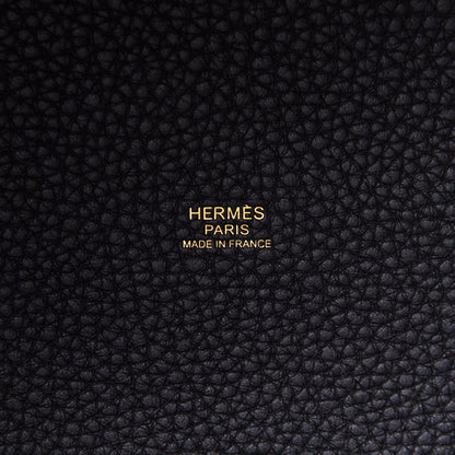 Hermes Taurillon Clemence Picotin Lock 22 MM Black 5 of 9