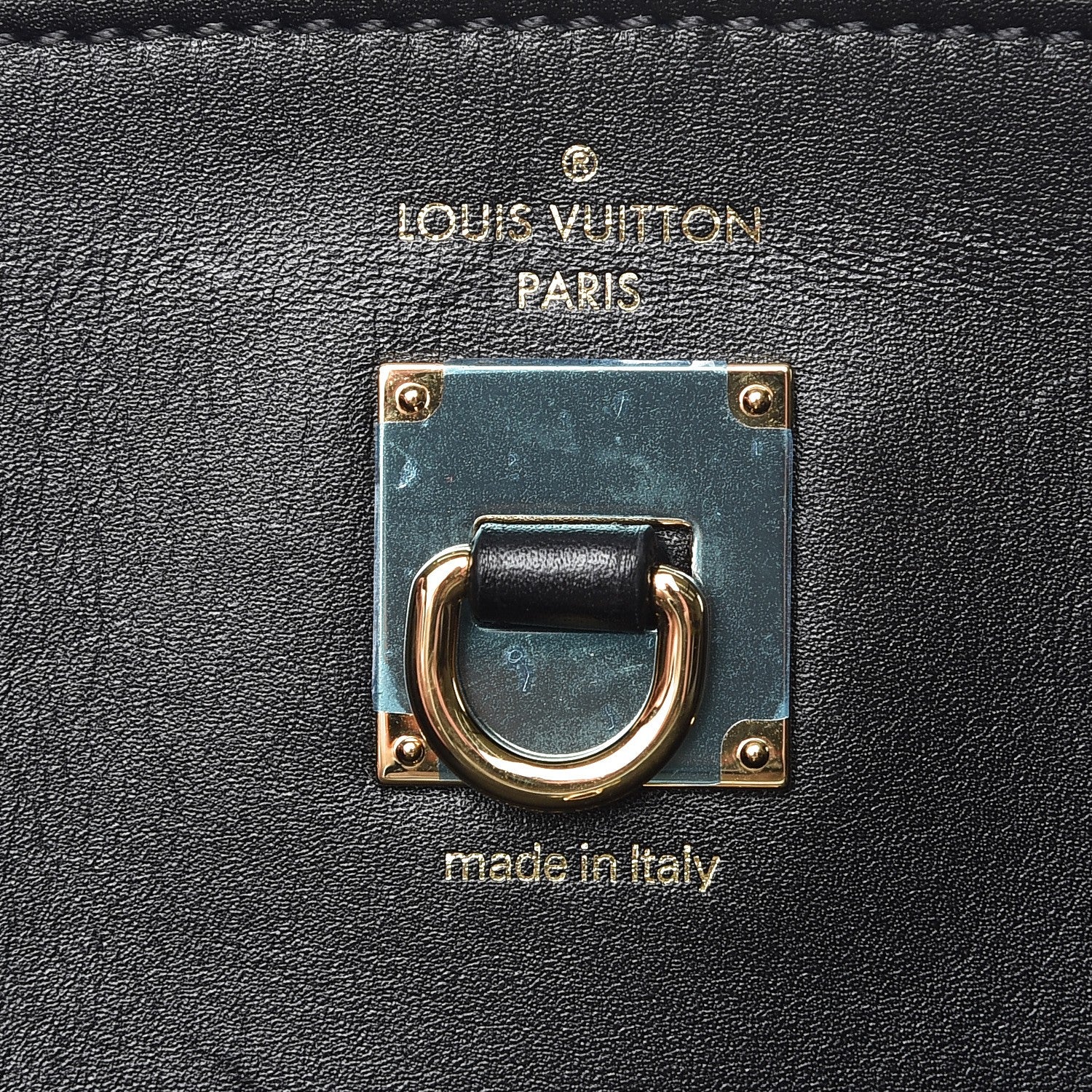 Louis Vuitton Calfskin City Steamer MM Black 7 of 10