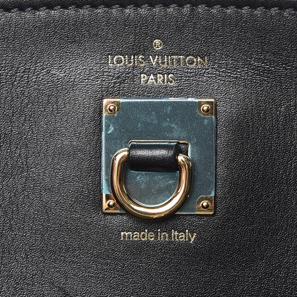 Louis Vuitton Calfskin City Steamer MM Black 7 of 10