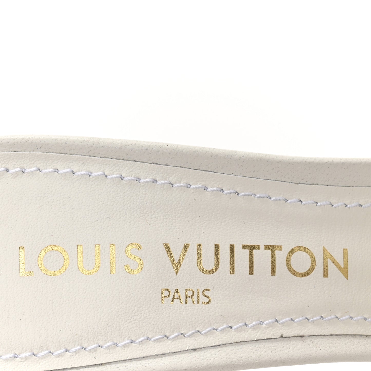 Lambskin Embossed Monogram By The Pool Revival High Heel Mules 39 White Blue Purple