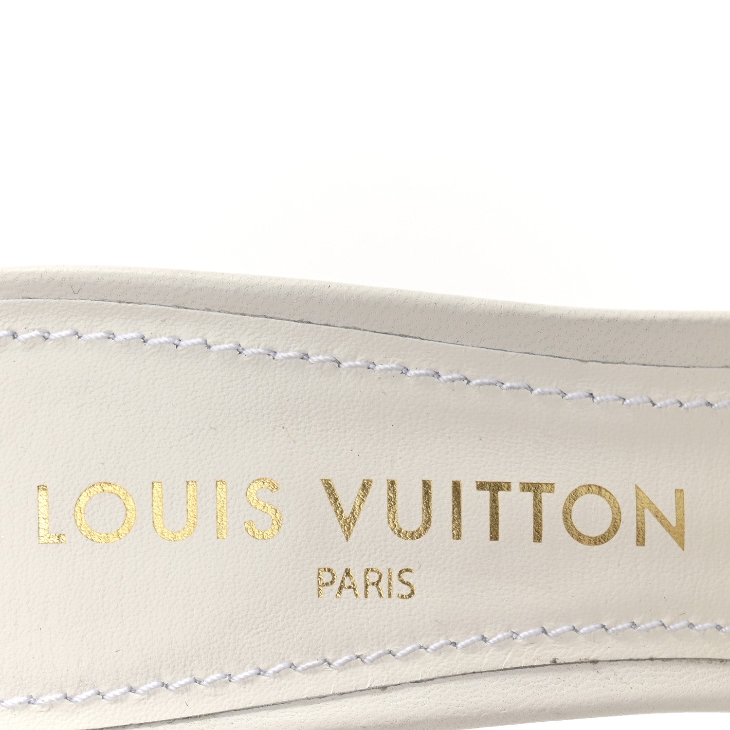 Louis Vuitton Lambskin Embossed Monogram By The Pool Revival High Heel Mules 39 White Blue Purple 8 of 10