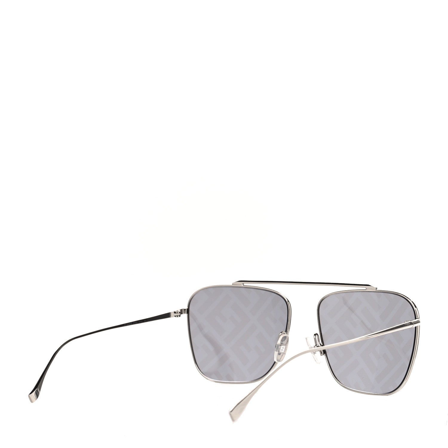 Fendi Metal Aviator Sunglasses FF 0406S Black 4 of 8