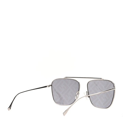 Fendi Metal Aviator Sunglasses FF 0406S Black 4 of 8