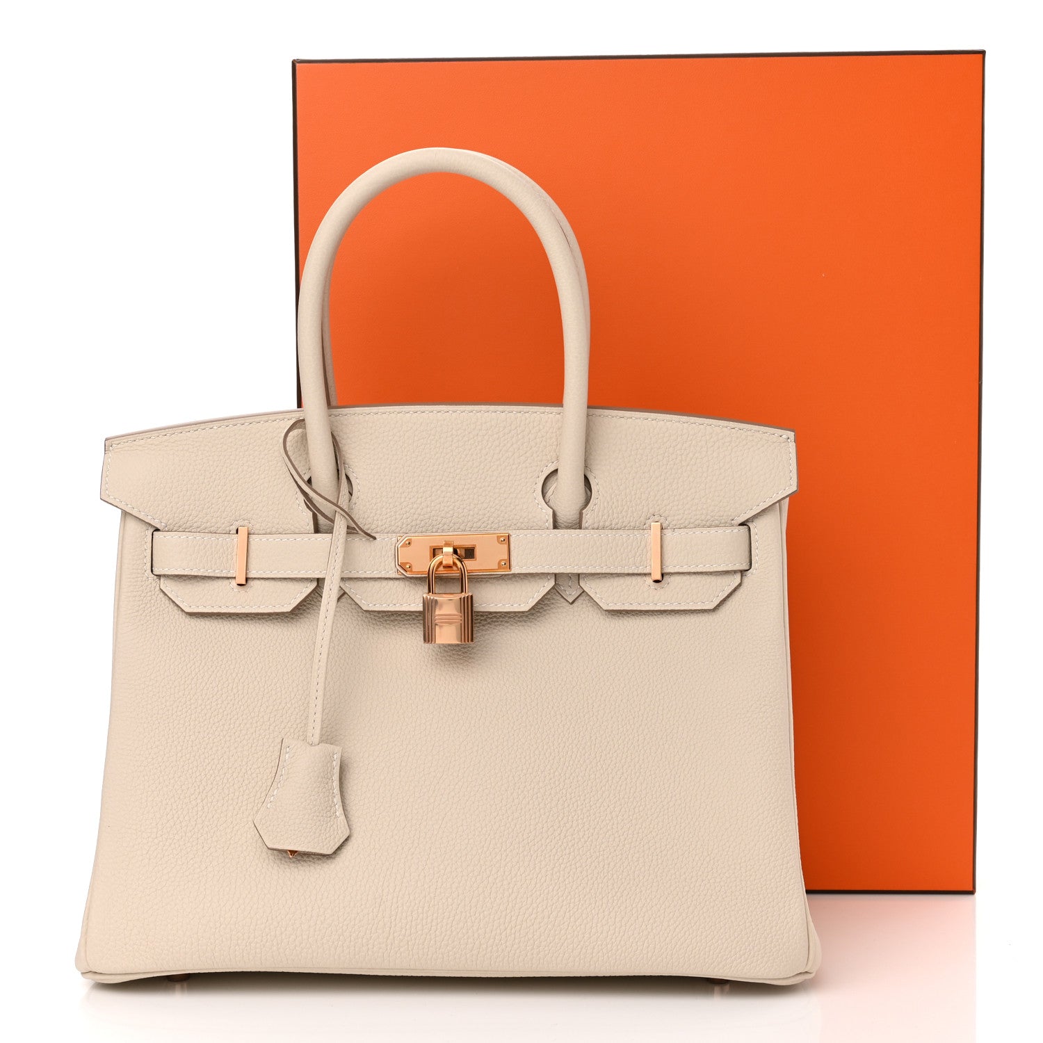 Hermes Togo Birkin 30 Craie 12 of 12