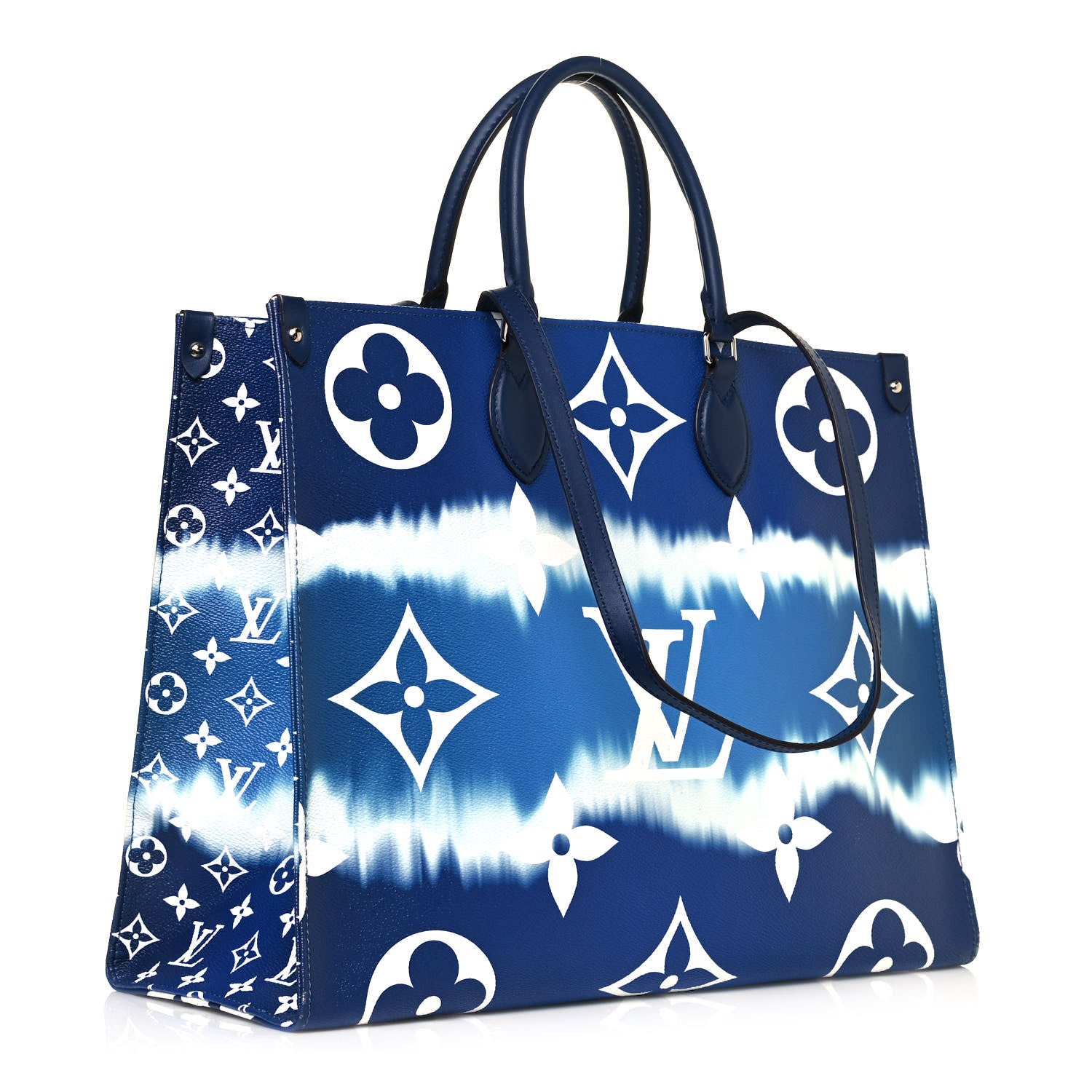 Louis Vuitton Monogram Escale Onthego GM Blue 3 of 11